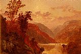 Jasper Francis Cropsey In The Highlands Of The Hudson painting